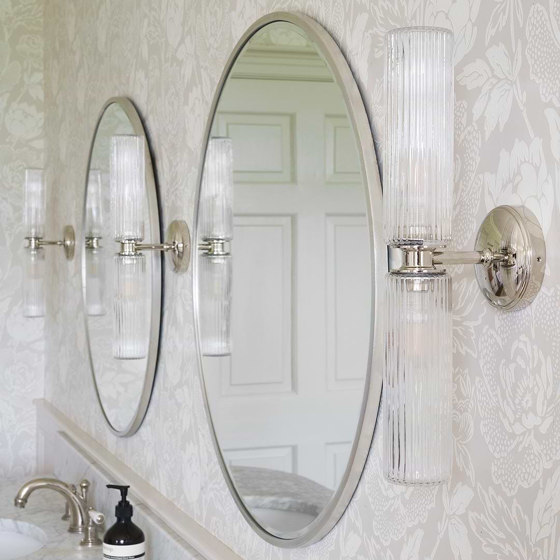 Claremont Medium Wall Light Fluted Glass | Wall lights | Corston Architectural Detail