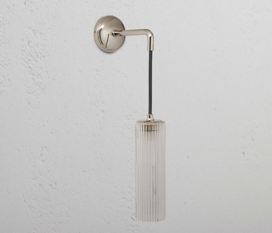 Claremont Small Hanging Wall Light Fluted Glass | Wall lights | Corston Architectural Detail