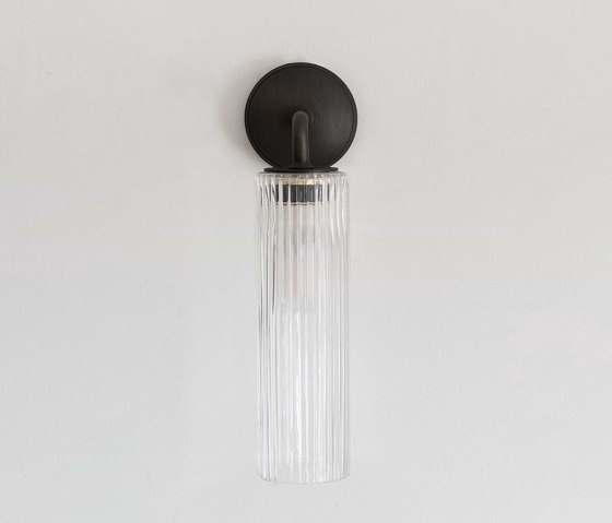 Claremont Small Wall Light Fluted Glass | Wall lights | Corston Architectural Detail