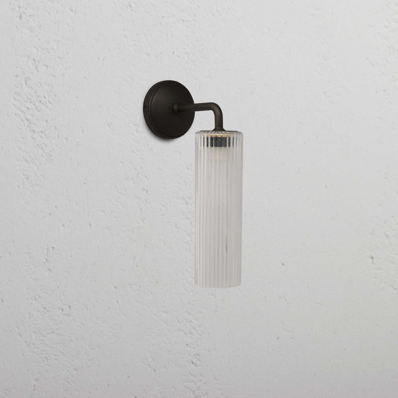 Claremont Small Wall Light Fluted Glass | Wall lights | Corston Architectural Detail