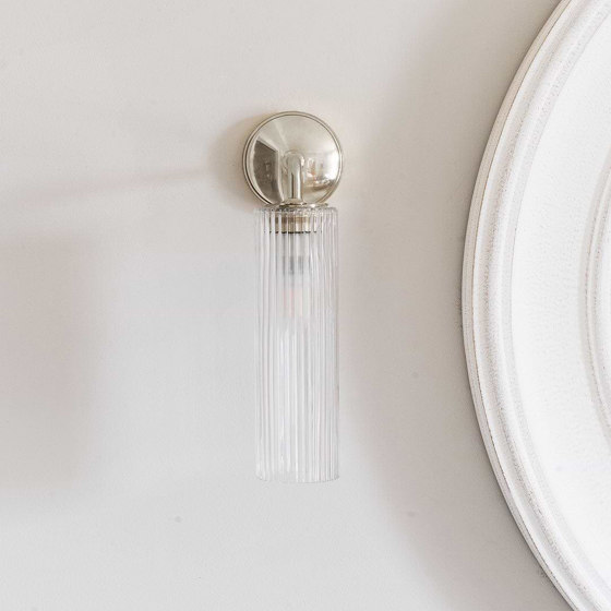 Claremont Small Wall Light Fluted Glass | Wall lights | Corston Architectural Detail