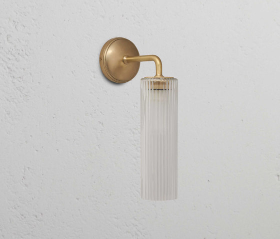 Claremont Small Wall Light Fluted Glass | Wall lights | Corston Architectural Detail