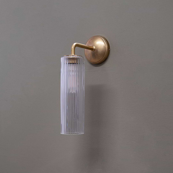 Claremont Small Wall Light Fluted Glass | Wall lights | Corston Architectural Detail