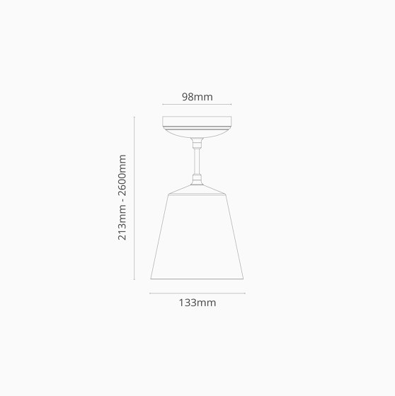 Richmond Medium Pendant Light | Suspended lights | Corston Architectural Detail