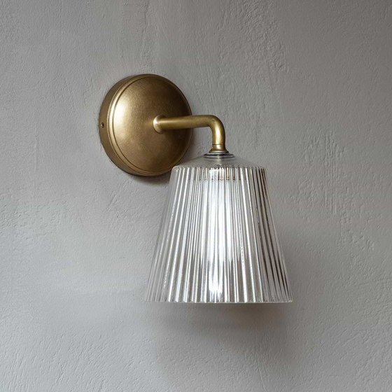 Richmond Medium Wall Light Fluted Glass | Wall lights | Corston Architectural Detail