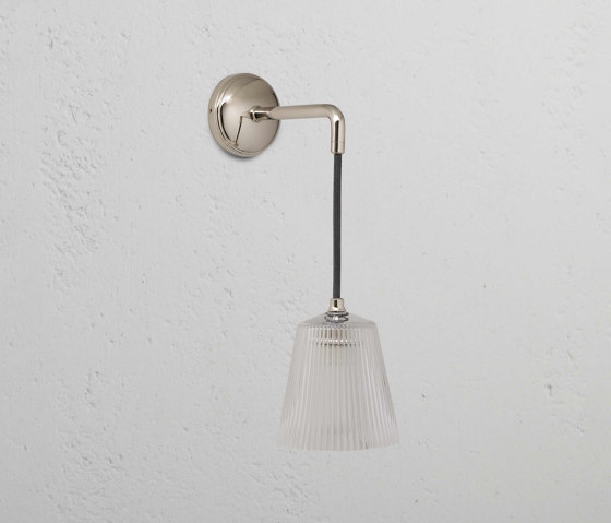 Richmond Small Hanging Wall Light Fluted Glass | Wall lights | Corston Architectural Detail