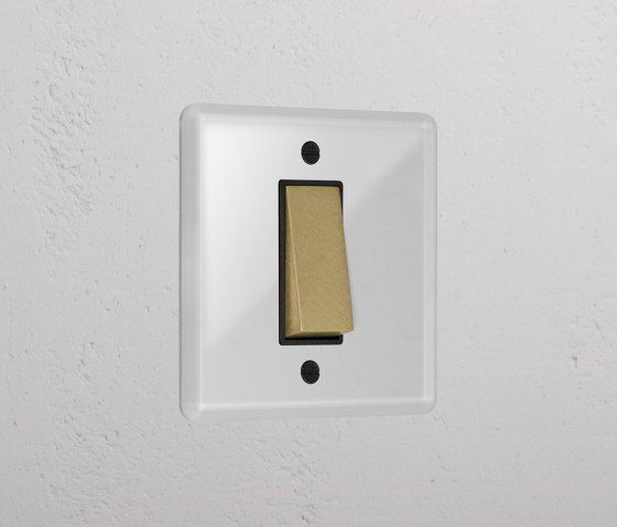 1G Two Way Rocker Switch | Interruttori leva | Corston Architectural Detail