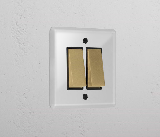 2G Two Way Rocker Switch | Interruptores a palanca | Corston Architectural Detail