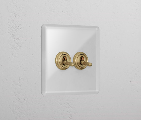 2G Two Way Toggle Switch | Interruttori leva | Corston Architectural Detail