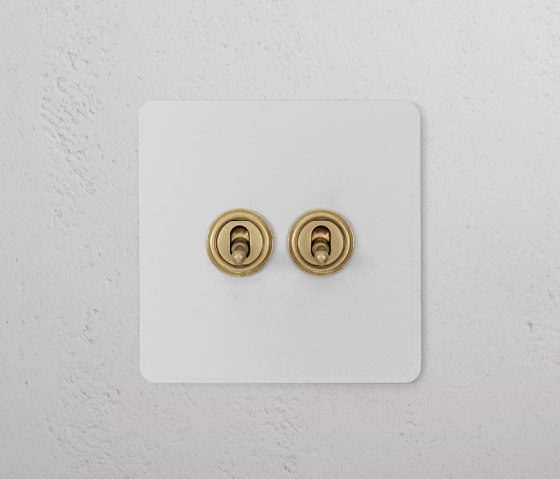 2G Two Way Toggle Switch | Kippschalter | Corston Architectural Detail