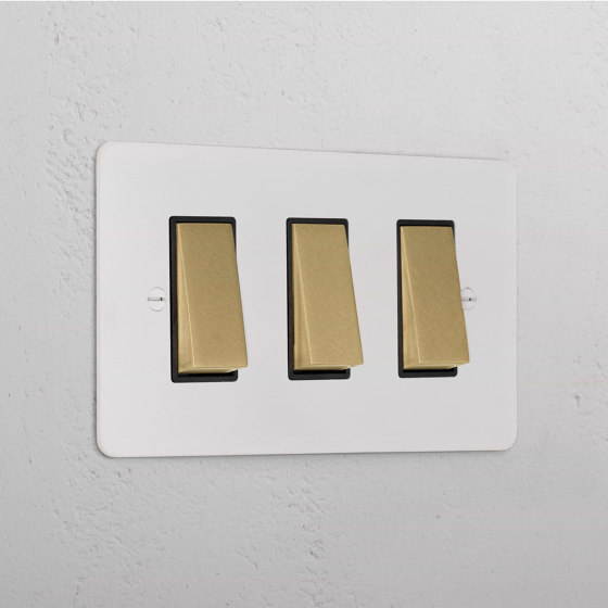 3G Two Way Rocker Switch | Kippschalter | Corston Architectural Detail