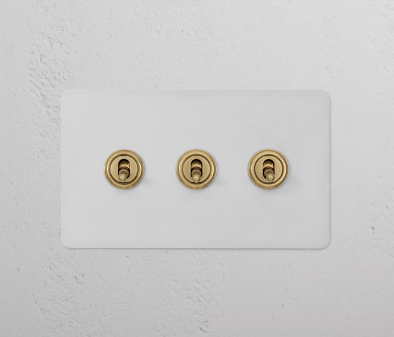 3G Two Way Toggle Switch | Kippschalter | Corston Architectural Detail