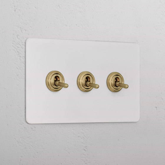 3G Two Way Toggle Switch - Paintable | Interruptores a palanca | Corston Architectural Detail