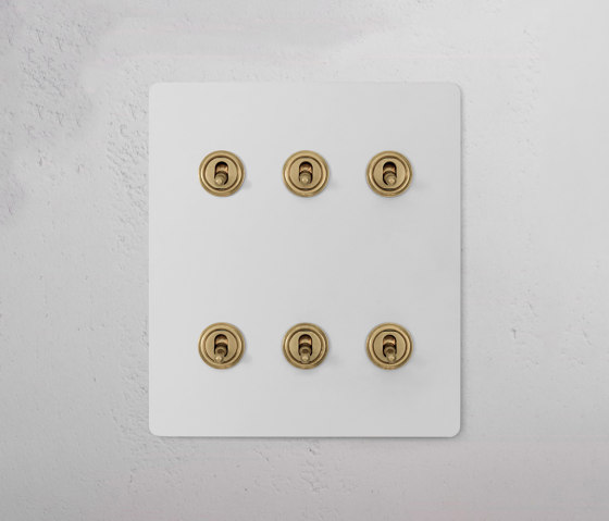 6G Two Way Toggle Switch | Kippschalter | Corston Architectural Detail