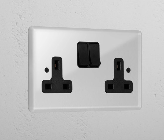 Double Socket UK | British Standard | Corston Architectural Detail