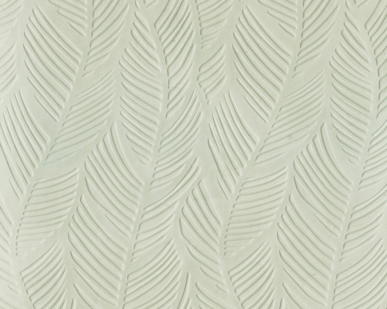 Structure Leaf Light green | Carta parati / tappezzeria | Wall Rapture