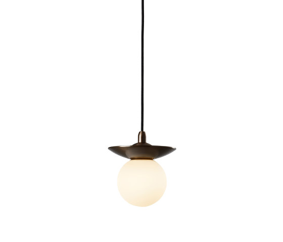 Orbit | Pendant - Ridged Bronze | Lámparas de suspensión | J. Adams & Co