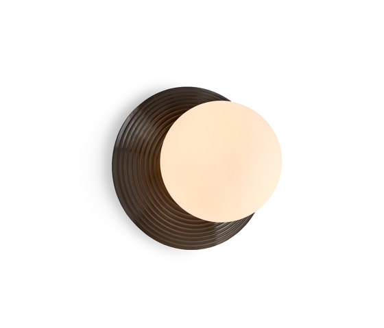 Orbit | Wall Light - Ridged Bronze | Lámparas de pared | J. Adams & Co