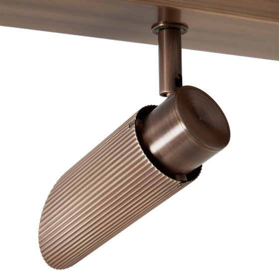 Spot Pro | Triple Ceiling Light - Antique Brass | Ceiling lights | J. Adams & Co