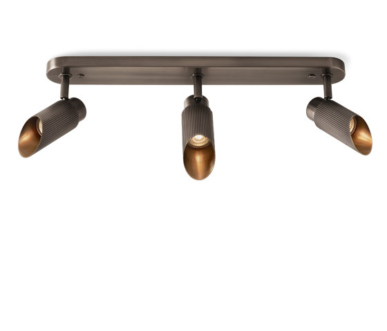 Spot Pro | Triple Ceiling Light - Bronze | Plafonniers | J. Adams & Co