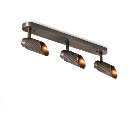 Spot Pro | Triple Ceiling Light - Bronze | Lampade plafoniere | J. Adams & Co