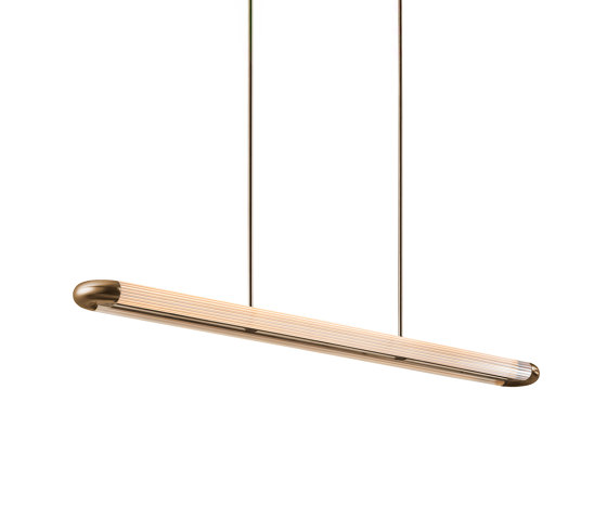 Strata | 1200 Pendant - Antique Brass | Pendelleuchten | J. Adams & Co