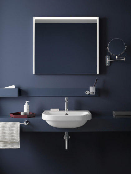 D-Code Semi-recessed washbasin | Lavabos | DURAVIT