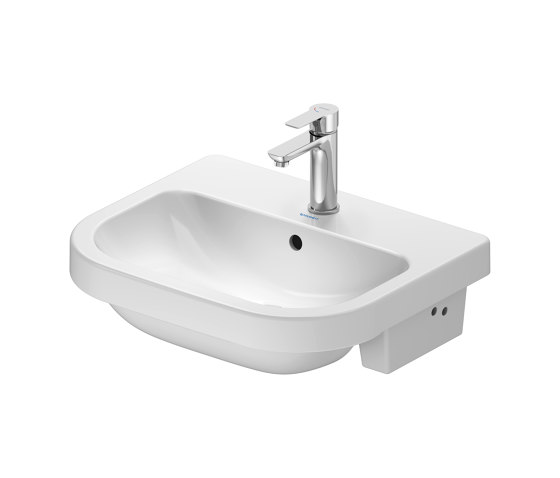 D-Code Semi-recessed washbasin | Lavabi | DURAVIT