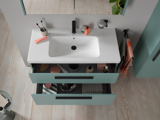 D-Code Vanity unit | Wash basins | DURAVIT