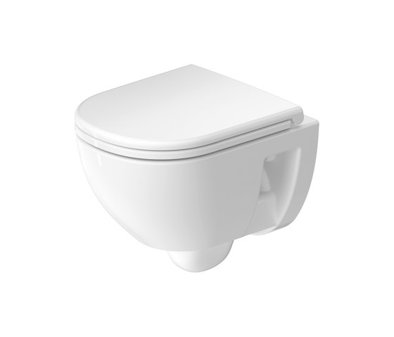 D-Code Wall-mounted toilet Compact Duravit Rimless® | WC | DURAVIT