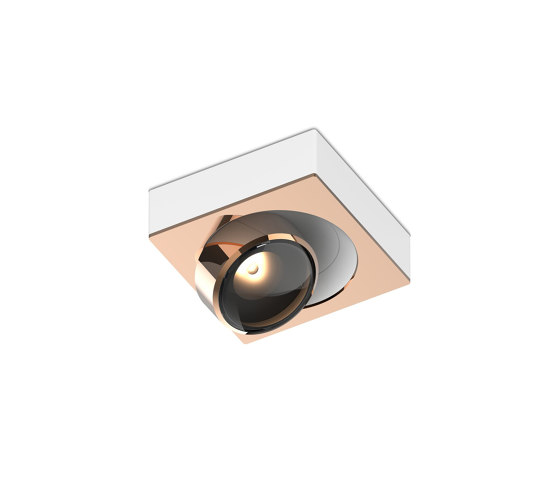 c.Flap spot Q GW 75° soft beam | Pure Gold/Satin White | Ceiling lights | CHRISTOPH