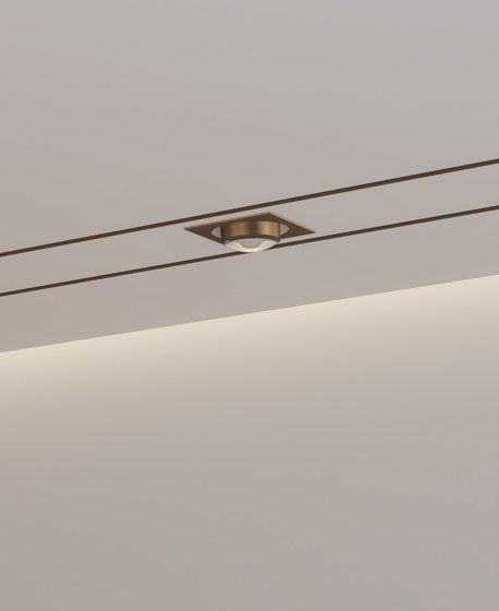 c.Flap recessed Q BroBro 100° soft beam | Brushed Bronze/Brushed Bronze | Lampade soffitto incasso | CHRISTOPH