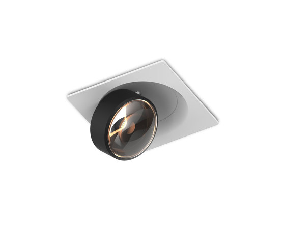 c.Flap recessed P BW 50° soft beam | Stealth Black/Satin White | Lampade soffitto incasso | CHRISTOPH