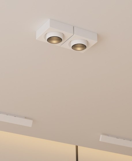 c.Flap spot Q WW 50° soft beam | Satin White/Satin White | Lampade plafoniere | CHRISTOPH