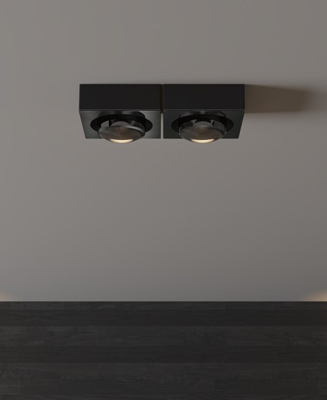 c.Flap spot Q TB 50° soft beam | Magic Titan/Stealth Black | Ceiling lights | CHRISTOPH