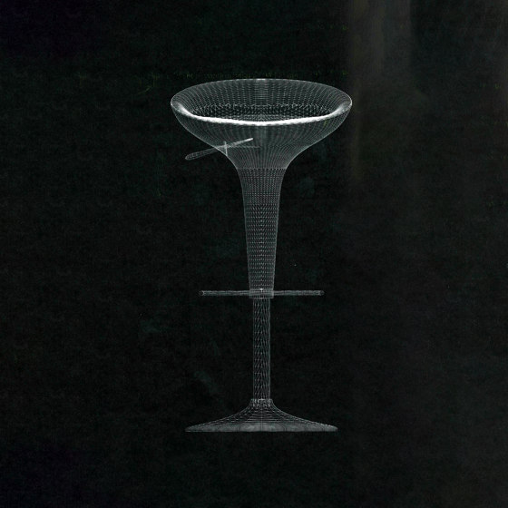 Al Bombo | Swivel bar stool - Stainless Steel x Die-Cast Aluminium | Barhocker | Magis