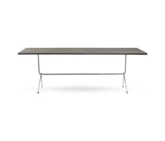 Officina | Table - Galvanized x Dark Grey | Tavoli pranzo | Magis