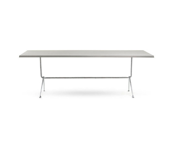 Officina | Table - Galvanized x Light Grey | Tavoli pranzo | Magis