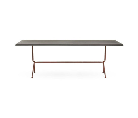 Officina | Table - Painted Brown x Dark Grey | Dining tables | Magis