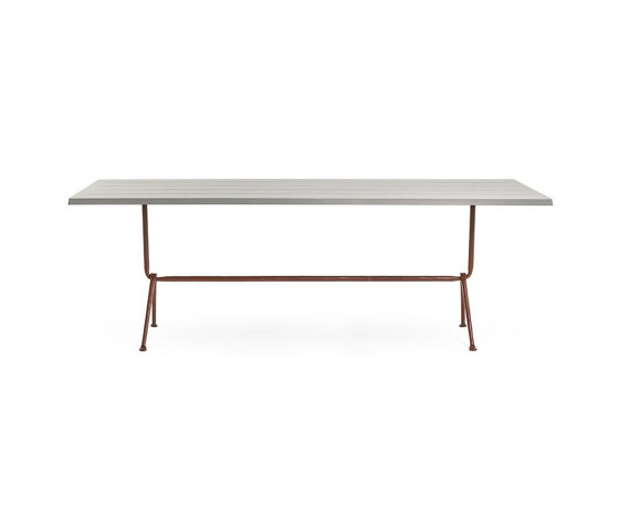 Officina | Table - Painted Brown x Light Grey | Tavoli pranzo | Magis