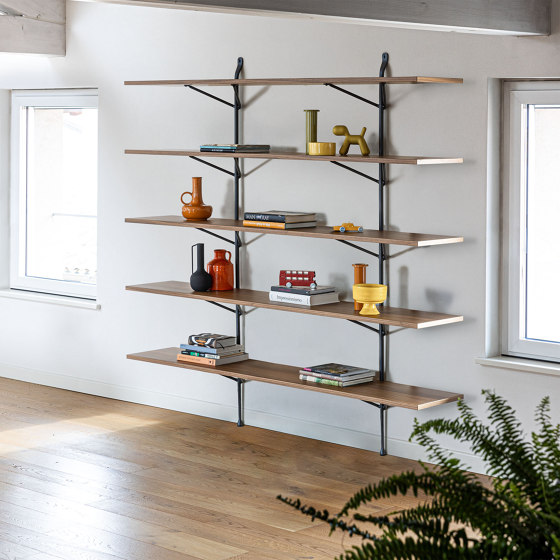 Officina | Wall-mounted bookcase system 100x35 | Shelving | Magis