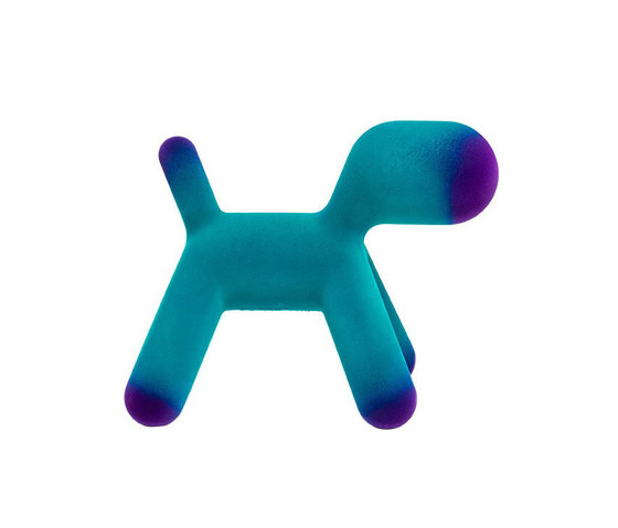 Puppy | Abstract plastic dog - 10 Turquoise / Violet | Oggetti | Magis