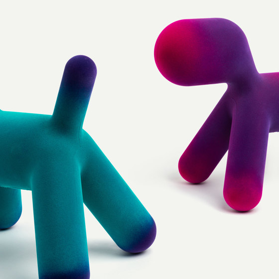 Puppy | Abstract plastic dog - 10 Turquoise / Violet | Oggetti | Magis