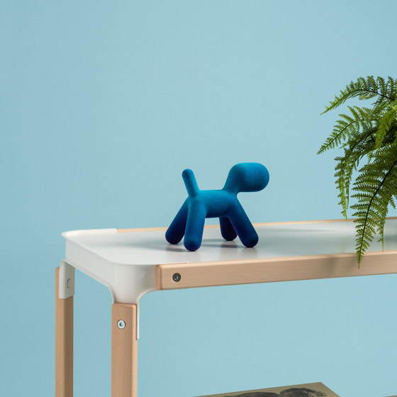 Puppy XS | Abstract plastic dog - 01 Blue Iridescent | Objetos | Magis