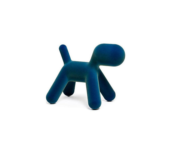 Puppy XS | Abstract plastic dog - 01 Blue Iridescent | Objetos | Magis