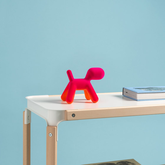 Puppy XS | Abstract plastic dog - 02 Orange Iridescent | Objetos | Magis