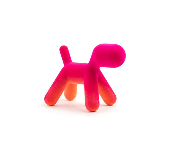 Puppy XS | Abstract plastic dog - 12 Fuchsia / Orange | Objetos | Magis