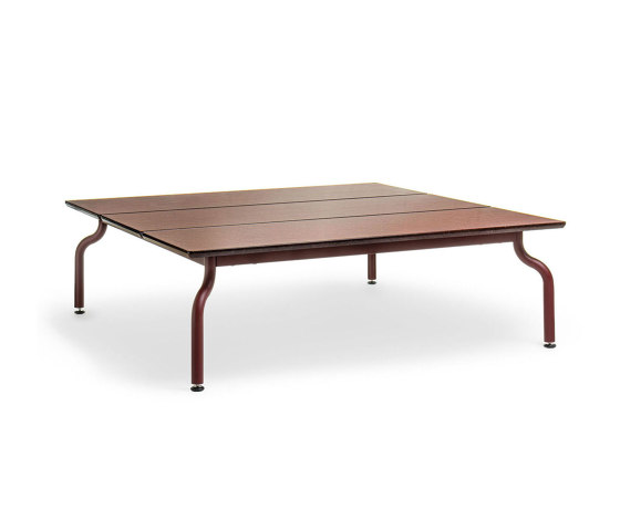 South | Low Table - Bordeaux x Lava Stone Red | Couchtische | Magis