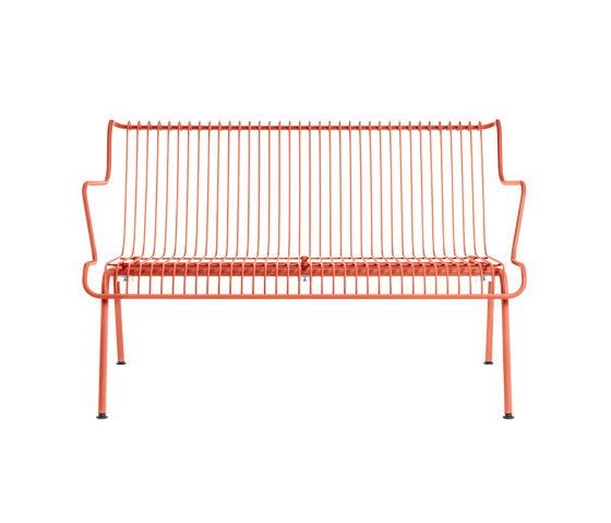 South | Stacking low bench - Orange | Panche | Magis