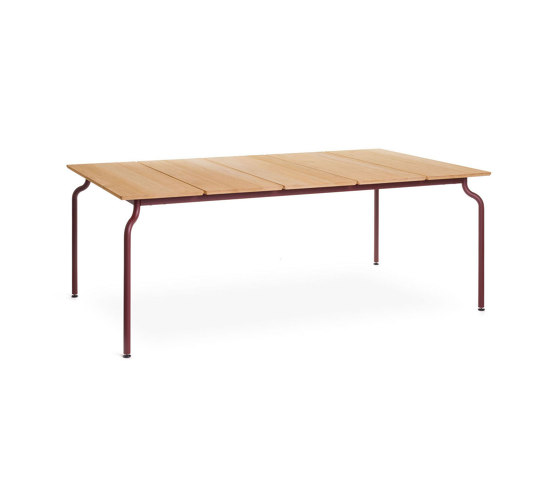 South | Table - Bordeaux x Teak | Esstische | Magis